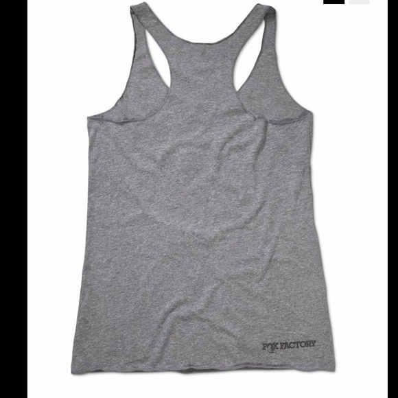 Fox Factory Woman’s Racer Tank Ride Racing Stripes - Picture 2 of 5